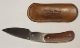 William Henry Kestrel Gentlemen's Snakewood Folding Knife w/ Leather Sheath - 3 of 4
