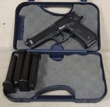 Beretta 92FS 9mm Caliber Pistol *5 Magazines S/N P368697XX - 5 of 5