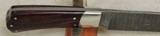 Elton Youngblood Custom Alabama Damascus Knife w/ Sheath *Ironwood Coffin Handle - 7 of 11