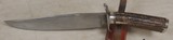 Elton Youngblood Custom 1084 Stainless Bowie Knife w/ Croc Sheath - 7 of 9