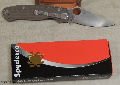 Spyderco Pramilitary 2 Folding Knife *G-10 Handle