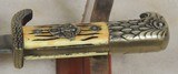 German WWII Police Hunting Dagger & Scabbard *Post War Reproduction - 4 of 7