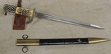 German WWII Police Hunting Dagger & Scabbard *Post War Reproduction - 7 of 7