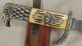 German WWII Police Hunting Dagger & Scabbard *Post War Reproduction - 6 of 7