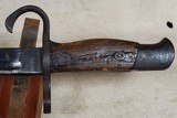 Japanese Arisaka Bayonet & Scabbard *Early WWII Pacific Theatre - 4 of 9