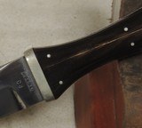 Graham Custom Knives Buffalo Horn Needle Point Boot Knife w/ Buffalo Horn Sheath - 4 of 6