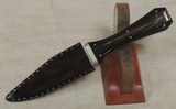 Graham Custom Knives Buffalo Horn Needle Point Boot Knife w/ Buffalo Horn Sheath - 6 of 6