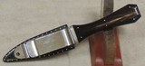 Graham Custom Knives Buffalo Horn Needle Point Boot Knife w/ Buffalo Horn Sheath - 2 of 6