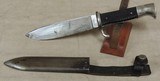 WWII Nazi Hitler Youth Knife *1942 RZM M7/42 Dated w/ Scabbard