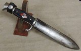 WWII Nazi Hitler Youth Knife *1942 RZM M7/42 Dated w/ Scabbard - 5 of 6