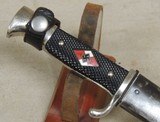 WWII Nazi Hitler Youth Knife *1942 RZM M7/42 Dated w/ Scabbard - 6 of 6