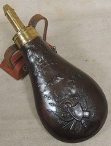 N.P. Ames 1838 U.S. Copper Peace Powder Flask - 3 of 4