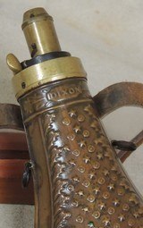James Dixon & Sons Copper Powder Flask *Stars & Bullseyes - 4 of 4