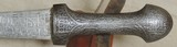 Turkish Khanjar Dagger & Scabbard *Silver Chased Etching - 2 of 10