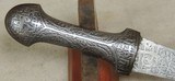 Turkish Khanjar Dagger & Scabbard *Silver Chased Etching - 8 of 10