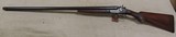 Hopkins & Allen 12 GA New Model Hammer Shotgun S/N 3146XX