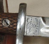 WWI Spanish bayonet Artilleria Fca nacional Toledo 1893/13 - 3 of 5