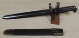 Italian M1871 Vetterli Bayonet & Leather Scabbard