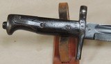 Italian M1871 Vetterli Bayonet & Leather Scabbard - 9 of 11