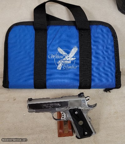 Wilson Combat Tuned Colt 1911 MK IV Series 80 .45 ACP Caliber Officer's Model Pistol S/N SF20110XX