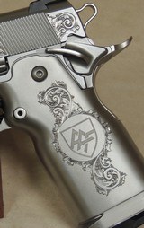 Alpha American AAF-1 9mm Caliber Stainless Engraved 1911 Pistol NIB S/N AAF10005xx *LOW SERIAL NUMBER - 2 of 10