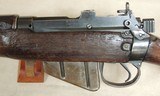 Enfield SMLE NO.4 MK1 Long Branch Toronto Canada .303 British Caliber Military Rifle & Bayonet S/N 89L5019xx - 5 of 15