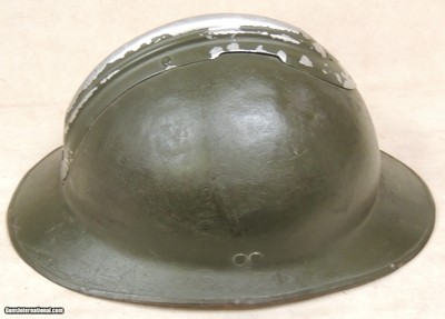 Original WW2 French Army M1926 Model Adrian Helmet - Complete with Liner & Strap