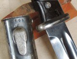 German K98 Bayonet & Scabbard 