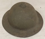 Original US ARMY WWI Combat M1917 Doughboy Helmet - 2 of 6