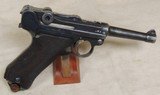 Luger WWI German 1917 Erfurt 9mm Caliber Pistol & Heer Belt Buckle S/N 1414XX - 6 of 11