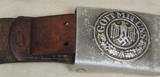 Luger WWI German 1917 Erfurt 9mm Caliber Pistol & Heer Belt Buckle S/N 1414XX - 10 of 11