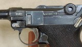 Luger WWI German 1917 Erfurt 9mm Caliber Pistol & Heer Belt Buckle S/N 1414XX - 3 of 11