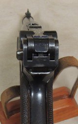 Luger WWI German 1917 Erfurt 9mm Caliber Pistol & Heer Belt Buckle S/N 1414XX - 5 of 11