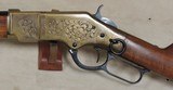 Uberti Model 1866 SRC Henry .44/40 Caliber Engraved Yellowboy Carbine Rifle S/N 35654xx - 3 of 9