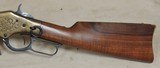 Uberti Model 1866 SRC Henry .44/40 Caliber Engraved Yellowboy Carbine Rifle S/N 35654xx - 2 of 9