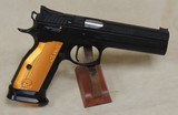 CZ 75 Tactical Sport Orange 9mm Caliber Pistol AsNIB S/N D215658xx - 5 of 7
