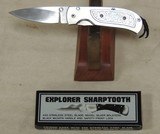 Explorer Sharptooth Engraved Lock Back Folding Knive No. 11-396 - 6 of 6