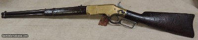 Winchester Model 1866 "Yellow Boy" .44 40 / .44 Henry Caliber SRC Saddle Ring Carbine Rifle S/N 153858xx