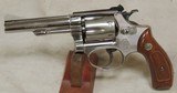 Smith & Wesson Model 34-1 .22 LR Caliber Nickel Revolver S/N 131213xx - 1 of 6