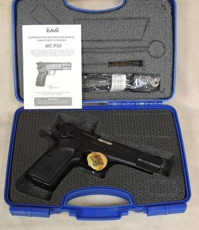 EAA Sports Girsan MC P35 9mm Caliber Hi Power Clone Pistol NIB S/N T6368-22EU00944xx - Image 5 of 5