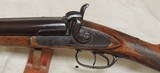 Wm Moore & Co. Percussion Side by Side Shotgun S/N None - Image 3 of 8