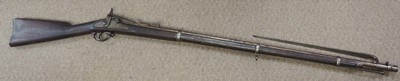 U.S. Springfield Model of 1866 Allin Conversion .50-70 Gov't Caliber Black Powder Rifle S/N None - Image 6 of 10