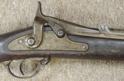 U.S. Springfield Model of 1866 Allin Conversion .50-70 Gov't Caliber Black Powder Rifle S/N None - Image 9 of 10