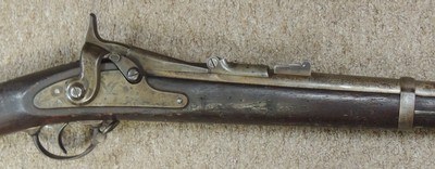 U.S. Springfield Model of 1866 Allin Conversion .50-70 Gov't Caliber Black Powder Rifle S/N None - Image 8 of 10