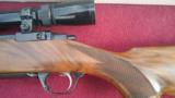 Ruger M77 .338 Win Mag Turkish Circasian Walnut stock 24'' bbl Leupold scope
Excellent condition - 4 of 15