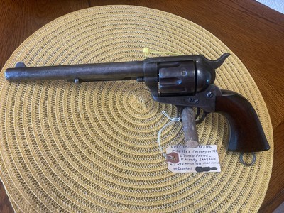 Colt Etched Panel, 44-40, ANTIQUE, SAA, Factory Letter, Purchased from TGCA former President, ALL ORIGINAL ! - Image 2 of 11