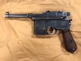 Antique Mauser C96 (broomhandle) conehammer with stock made in 1897 - 8 of 10
