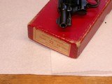 MINTY RARE 2" BARREL Smith & Wesson .32 Long Hand Ejector in Original Numbered Red Box
Postwar Pre-Model 30
As New In Box - 3 of 13