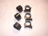 Three Sets of Weaver 1" Scope Mount RingsMatte Medium, Gloss Medium, Gloss High All Excellent Condition - 1 of 1