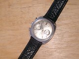 Wakmann Incabloc Chronograph 2 Register 17 Jewel's New Band Cleaned & Serviced - 1 of 4